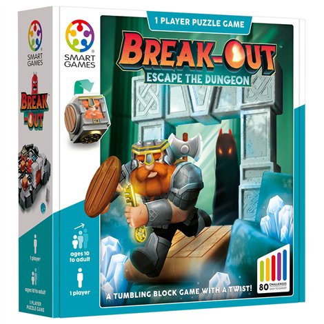 Smart Games - Break-out, joc de logica cu 80 de provocari, 10+ ani, editie internationala - poza 1