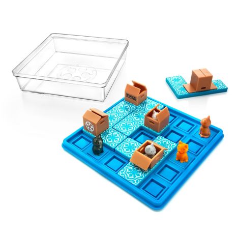 Smart Games - Cats and Boxes, , joc de logica cu 60 de provocari, 7+ ani, editie lb. Romana - poza 3