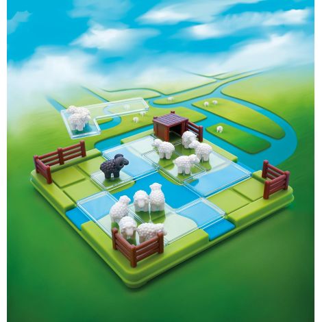 Smart Games - Counting Sheep, joc de logica cu 60 de provocari, 7+ ani, editie internationala - poza 4