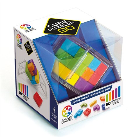 Smart Games - Cube Puzzler Go, joc de logica cu 80 de provocari, 8+ ani, editie lb. Romana - poza 2