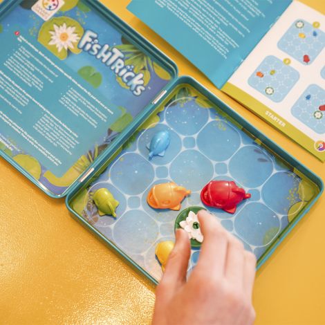 Smart Games - FishTricks, joc de logica cu 48 de provocari, 5+ ani, editie internationala - poza 4