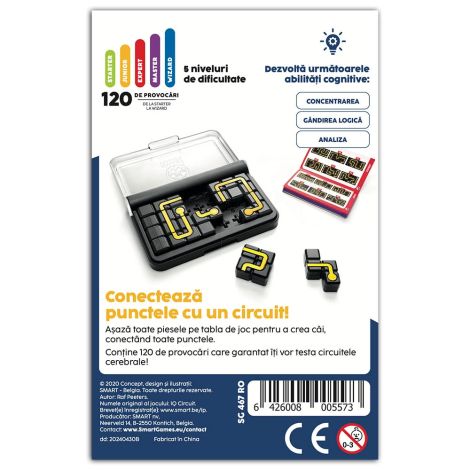 Smart Games - IQ Circuit, joc de logica cu 120 de provocari, 8+ ani, editie lb. Romana - poza 4