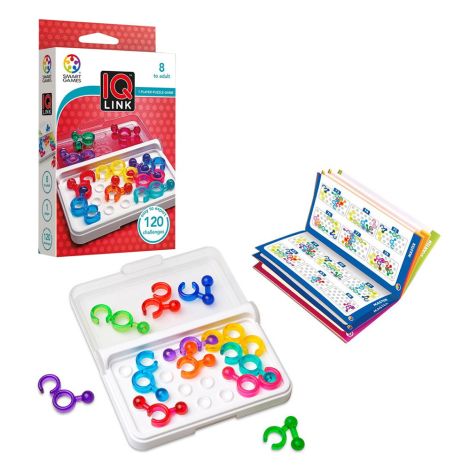 Smart Games - IQ Link, joc de logica cu 120 de provocari, 8+ ani, editie lb. Romana - poza 2