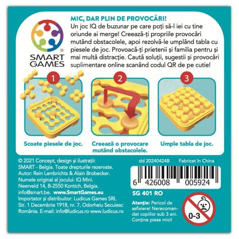 Smart Games - IQ Mini, joc de logica, 6+ ani, editie lb. Romana - poza 4
