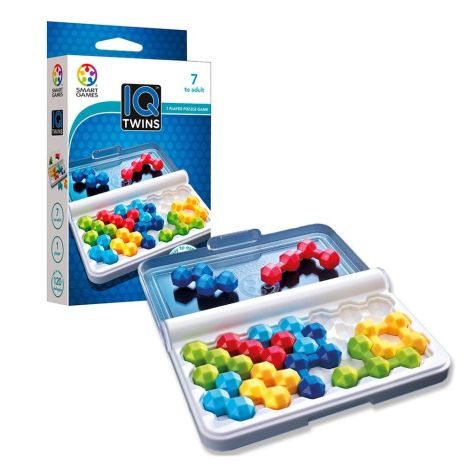 Smart Games - IQ Twins, joc de logica cu 120 de provocari, 7+ ani, editie lb. Romana - poza 3