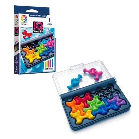 Smart Games - IQ Waves, joc de logica cu 120 de provocari, 6+ ani, editie lb. Romana - poza 3