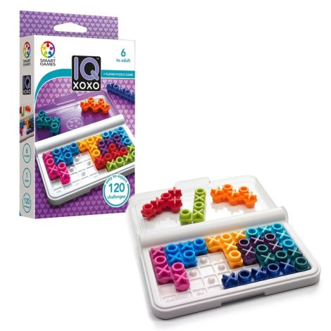 Smart Games - IQ XOXO, joc de logica cu 120 de provocari, 6+ ani, editie internationala - poza 2