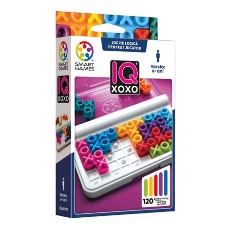 Smart Games - IQ XOXO, joc de logica cu 120 de provocari, 6+ ani, editie lb. Romana - poza 1