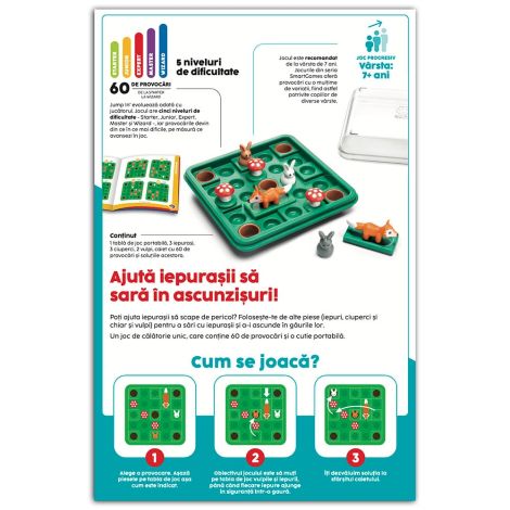 Smart Games - Jump'In, joc de logica cu 60 de provocari, 7+ ani, editie lb. Romana - poza 5
