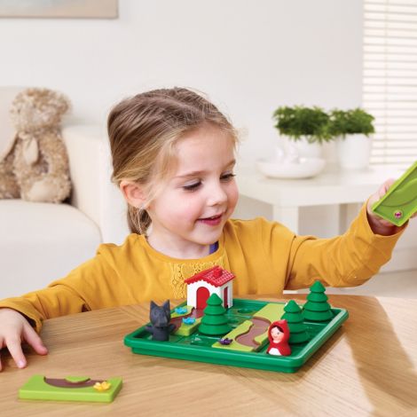 Smart Games - Little Red Riding Hood - Deluxe, joc de logica cu 48 de provocari, 4+ ani, editie lb. Romana - poza 4