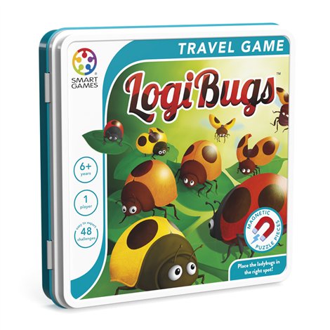 Smart Games - Logibugs, joc de logica cu 48 de provocari, 6+ ani, editie internationala - poza 1
