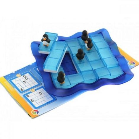 Smart Games - Penguins on Ice, joc de logica cu 100 de provocari, 6+ ani, editie lb. Romana - poza 5