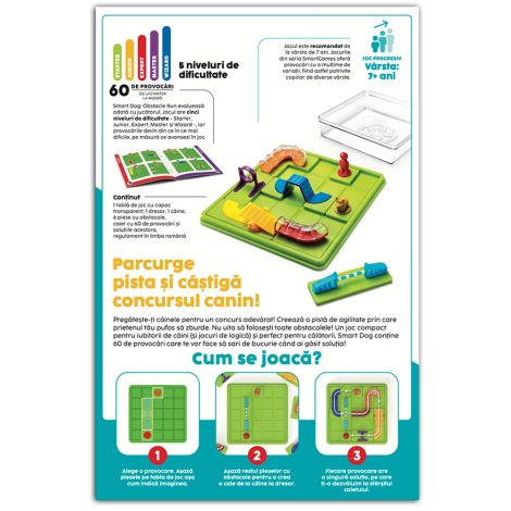 Smart Games - Smart Dog, joc de logica cu 60 de provocari, 7+ ani, editie lb. Romana - poza 2