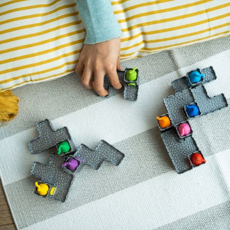 Smart Games - Tower Stacks, joc de logica cu 80 de provocari, 8+ ani, editie lb. Romana - poza 3