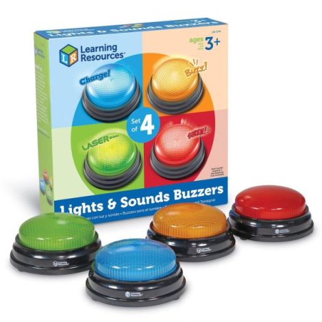 Sonerii cu lumini si sunete pentru raspuns - set 4 buc - poza 1