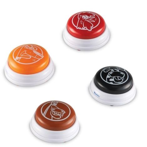 Sonerii pentru raspuns - animale - set 4 buc - poza 1