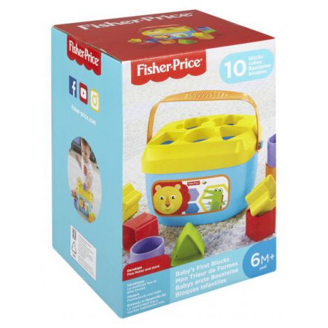 Sortator de forme cu galetusa pentru Bebelusi, Primele Cuburi, FisherPrice FFC84 - poza 2