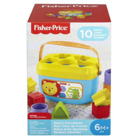 Sortator de forme cu galetusa pentru Bebelusi, Primele Cuburi, FisherPrice FFC84 - poza 3