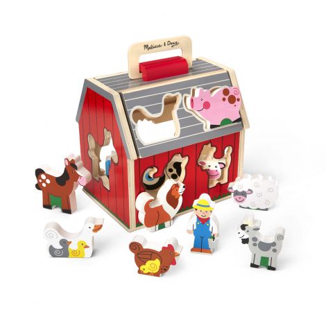 Sortator de forme Ferma animalelor - Melissa & Doug - poza 2