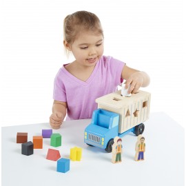 Sortator de forme Masina de curatenie - Melissa and Doug - poza 2
