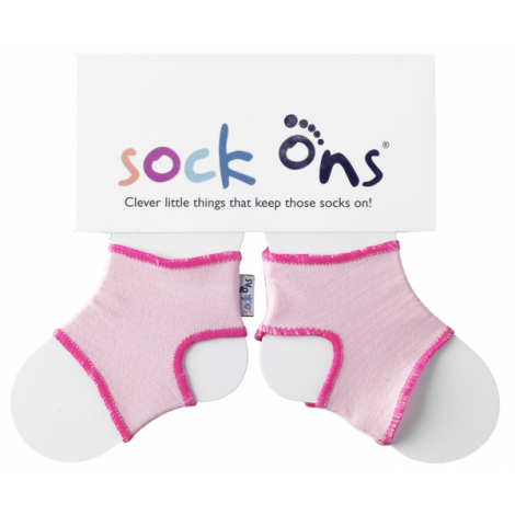 Sosete elastice Dooky Sock-Ons Baby 0-6 luni roz - poza 1