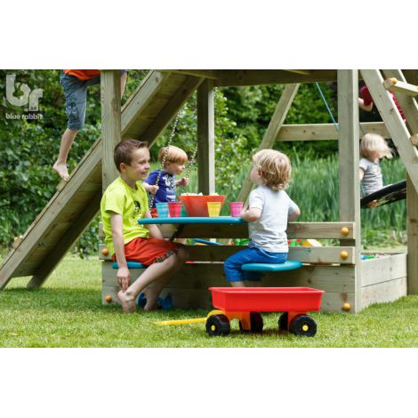 Spatiu de joaca Beach Hut - BlueRabbit cu Modul Swing-Minipicnic Wall - poza 4