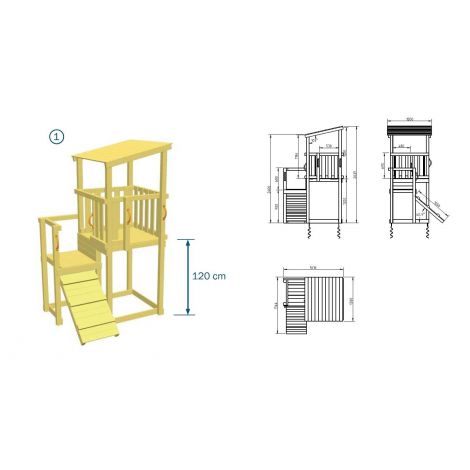 Spatiu de joaca Cascade - BlueRabbit - poza 4