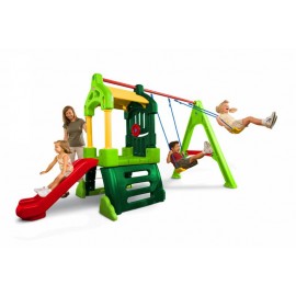 Spatiu de joaca Climbing cu tobogan si leagan - poza 2