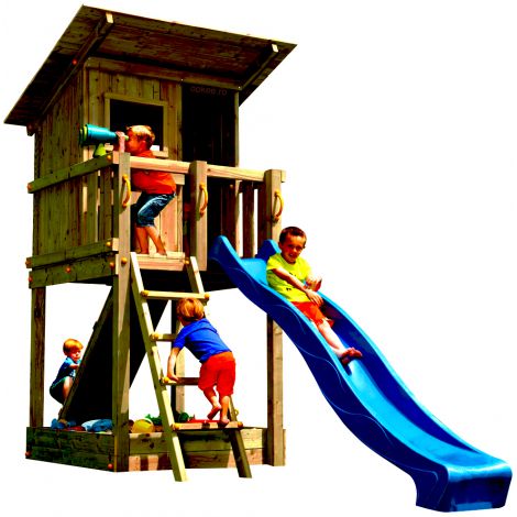 Spatiu de joaca din lemn BeachHut BlueRabbit 2.0 - poza 2