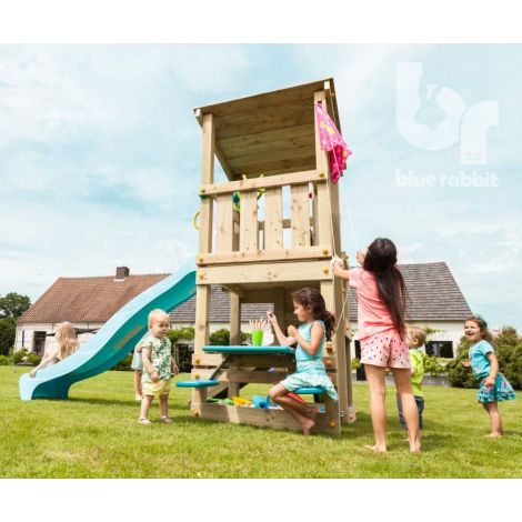Spatiu de joaca din lemn Cascade Blue Rabbit - poza 2