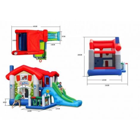 Spatiu de joaca gonflabil castel Big House Happy Hop 9515 - poza 3