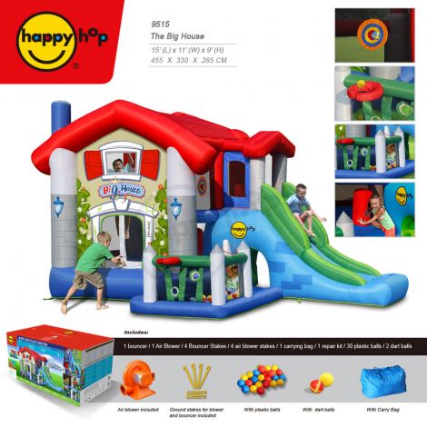 Spatiu de joaca gonflabil castel Big House Happy Hop 9515 - poza 4