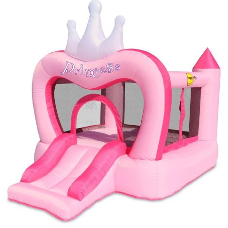 Spatiu de joaca gonflabil Castel printese, cu loc de joaca si tobogan, Happy Hop 9773 - poza 2