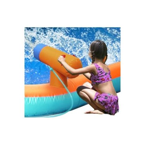 Spatiu de joaca gonflabil piscina si tun cu apa Happy Hop 9117N - poza 2