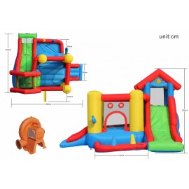 Spatiu de joaca gonflabil Play Center 7 in 1 - poza 3