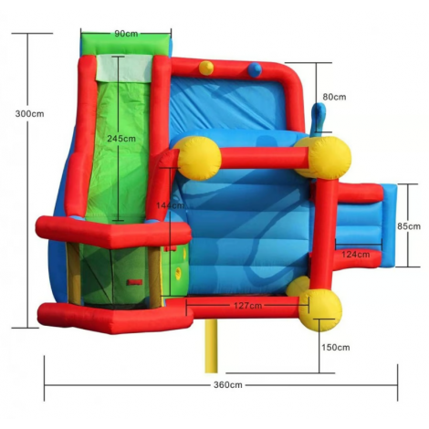 Spatiu de joaca gonflabil Play Center 7 in 1 - poza 5