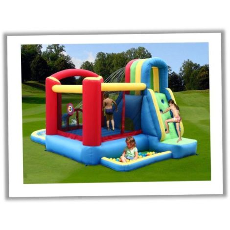 Spatiu de joaca gonflabil Splash wave Happy Hop 9047 - poza 3