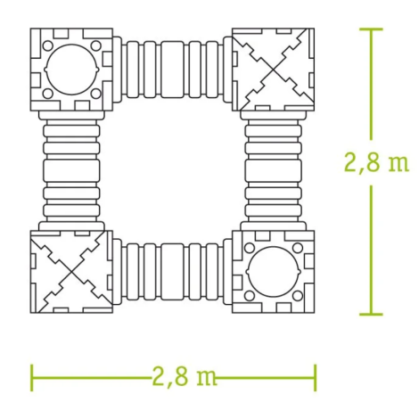 Spatiu de joaca modular - Castele B - poza 2