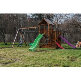 Spatiu de joaca Penthouse cu 2 tobogane - BlueRabbit - poza 4