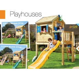 Spatiu de joaca Playhouse platform L tobogan 2,4 - JungleGym - poza 3