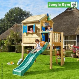 Spatiu de joaca Playhouse platform L tobogan 2,4 - JungleGym - poza 5
