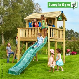 Spatiu de joaca Playhouse platform XL tobogan 3 m - JungleGym - poza 3