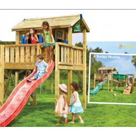 Spatiu de joaca Playhouse platform XL tobogan 3 m - JungleGym - poza 4