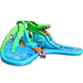 Spatiu gonflabil Crocodil cu tobogane cu apa - poza 1