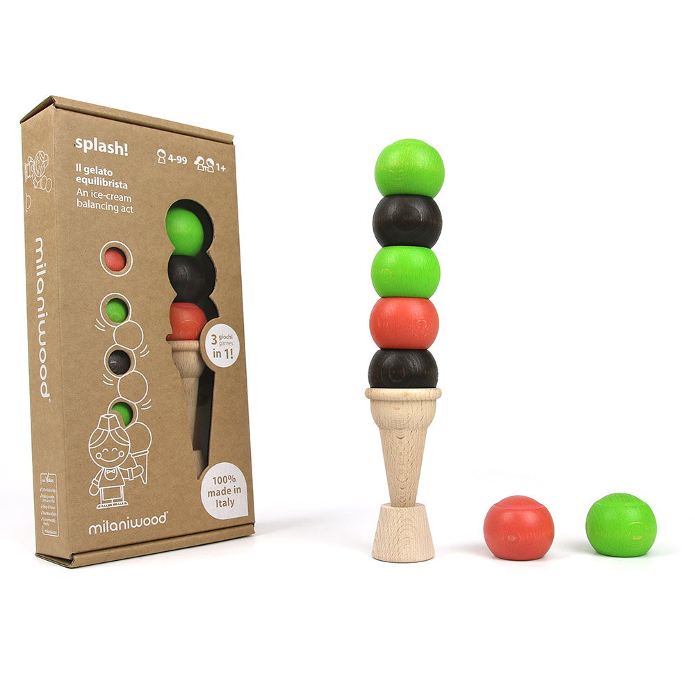 Splash!, joc de stivuire si echilibrare, Milaniwood multicolor