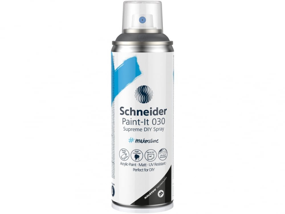 Spray Supreme Acrilic DIY Paint-It 030,gri inchis,200 ml
