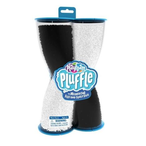Spuma de modelat playfoam pluffle™ twist - alb si negru - poza 1