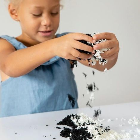 Spuma de modelat playfoam pluffle™ twist - alb si negru - poza 4