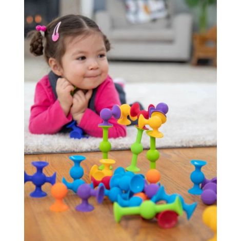 Squigz Deluxe , Set de constructie cu 44 de piese cu ventuze - poza 3