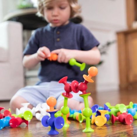 Squigz Deluxe , Set de constructie cu 44 de piese cu ventuze - poza 4